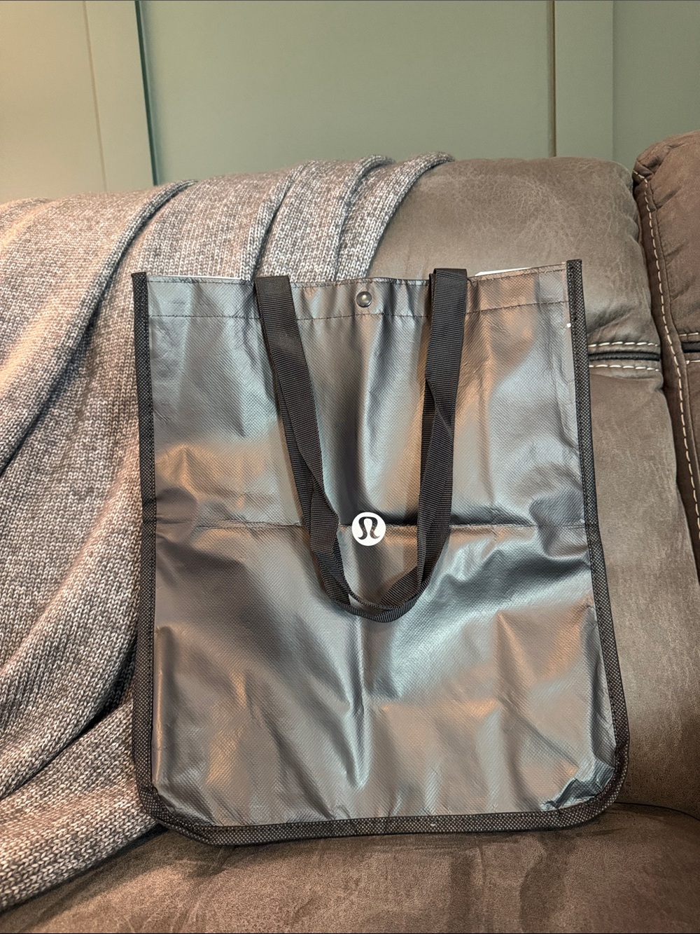 lululemon athletica Black Tote Bag with Logo